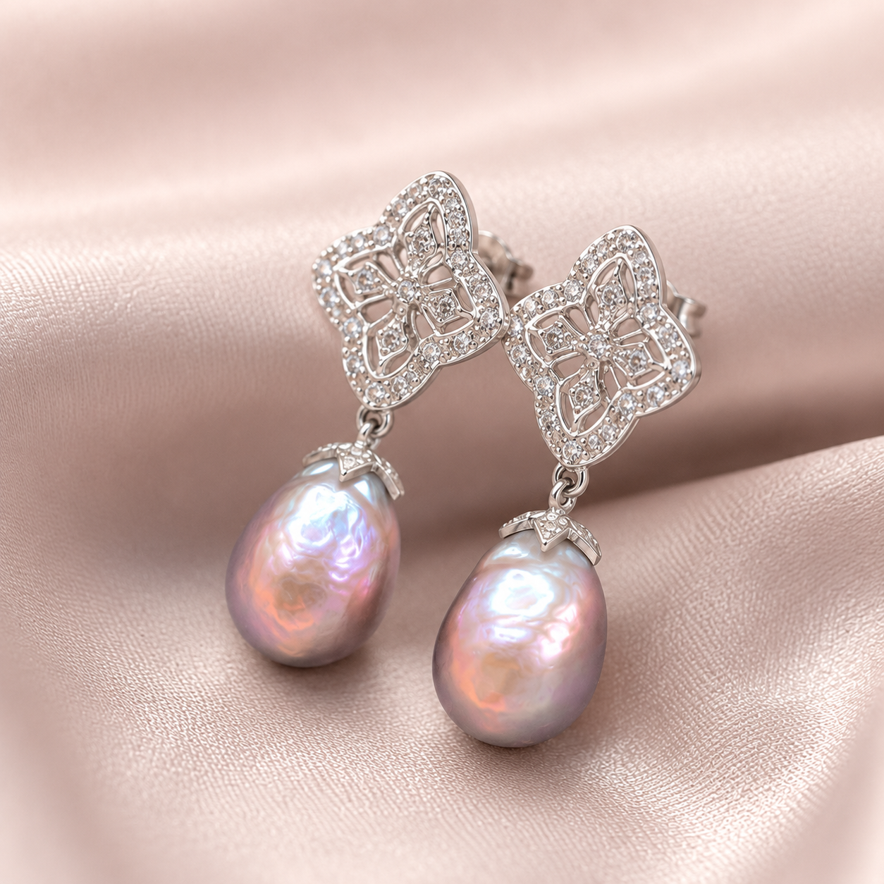 Cultured Freshwater Pearl Earrings