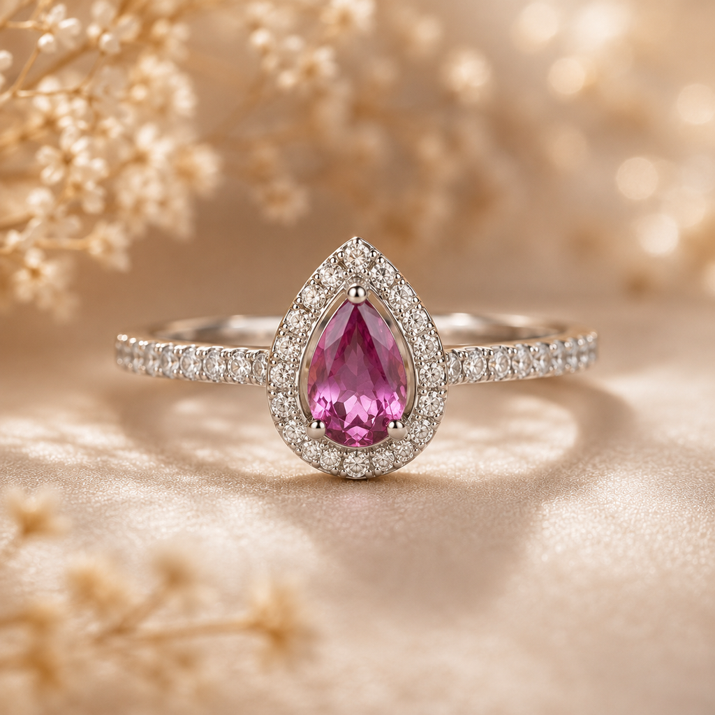 Natural Rhodonite Gardent Sterling Silver Ring