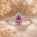 Natural Rhodonite Gardent Sterling Silver Ring