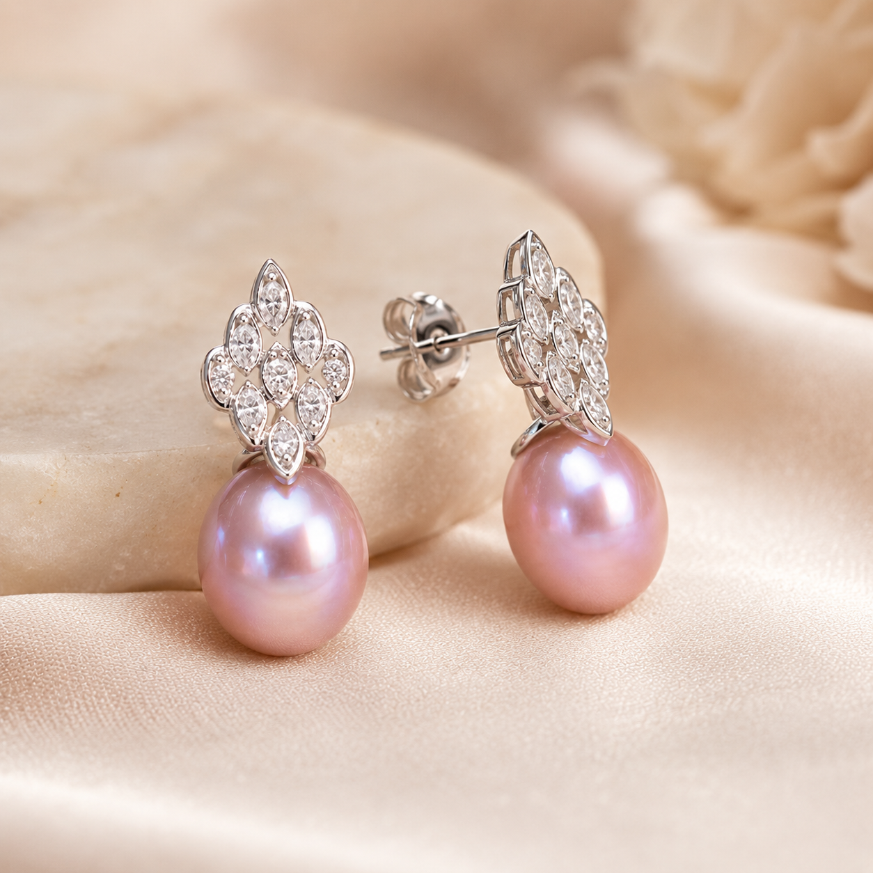 Cultured Freshwater Pearl Earrings