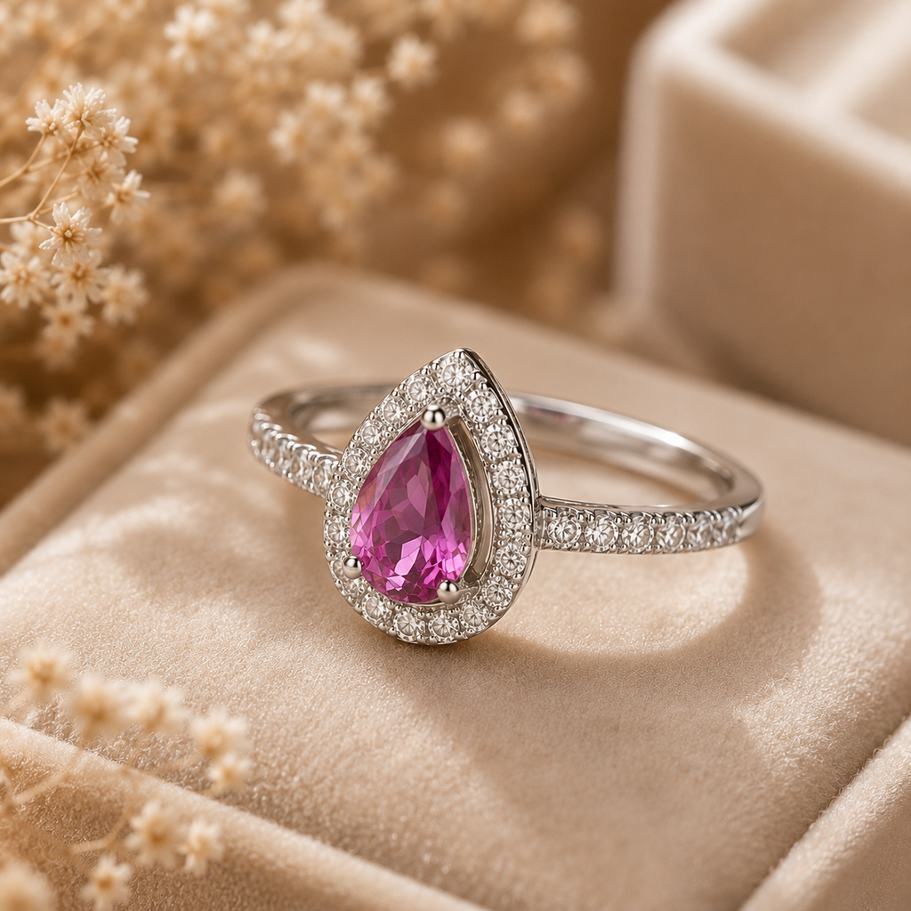Natural Rhodonite Gardent Sterling Silver Ring